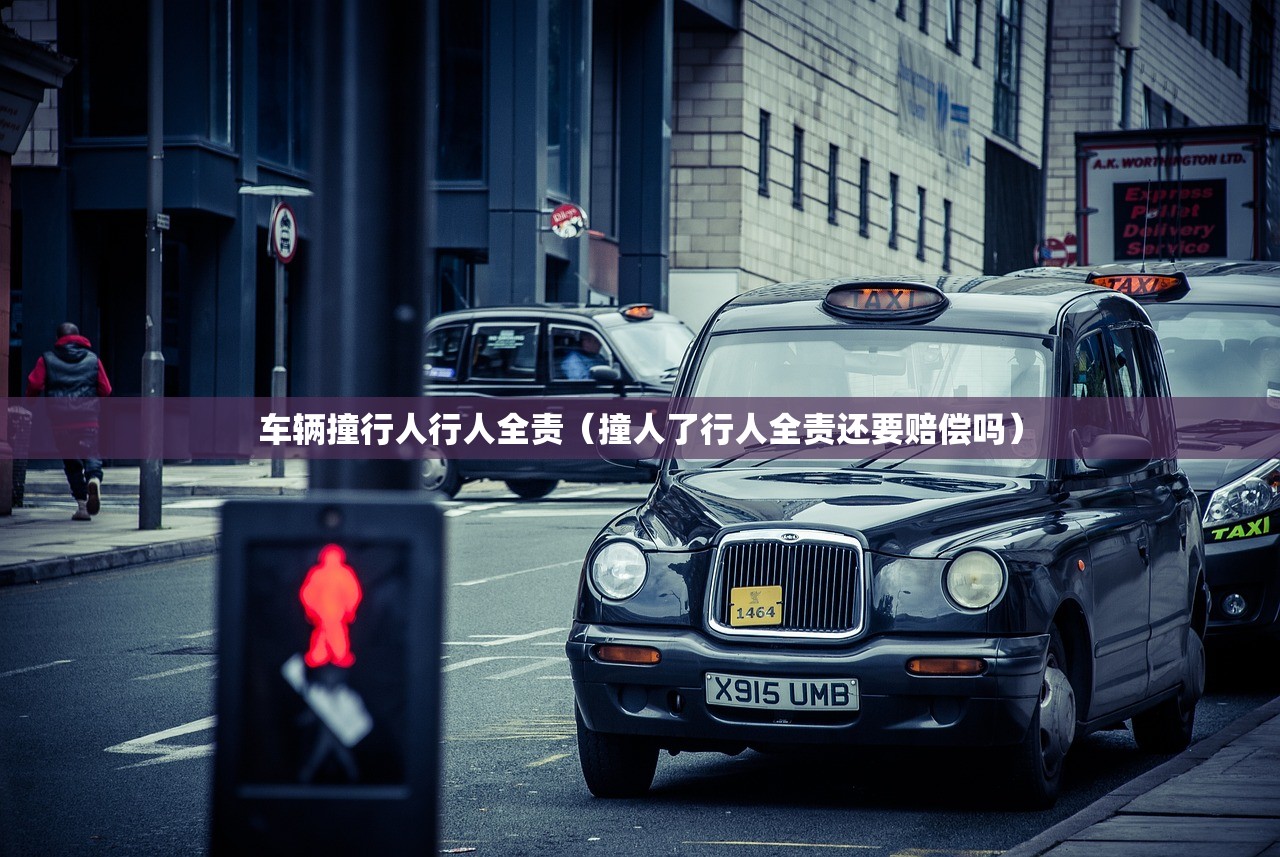 车辆撞行人行人全责（撞人了行人全责还要赔偿吗）