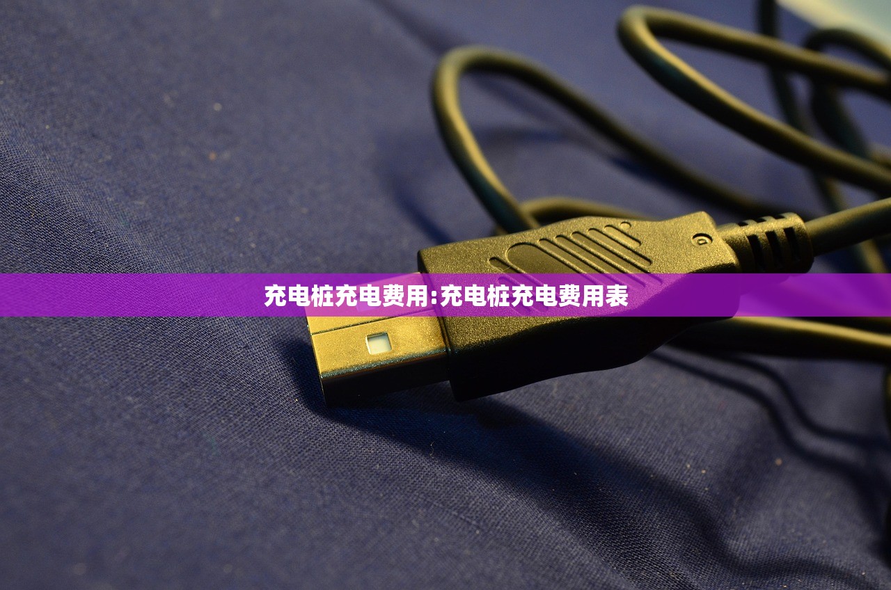 充电桩充电费用:充电桩充电费用表
