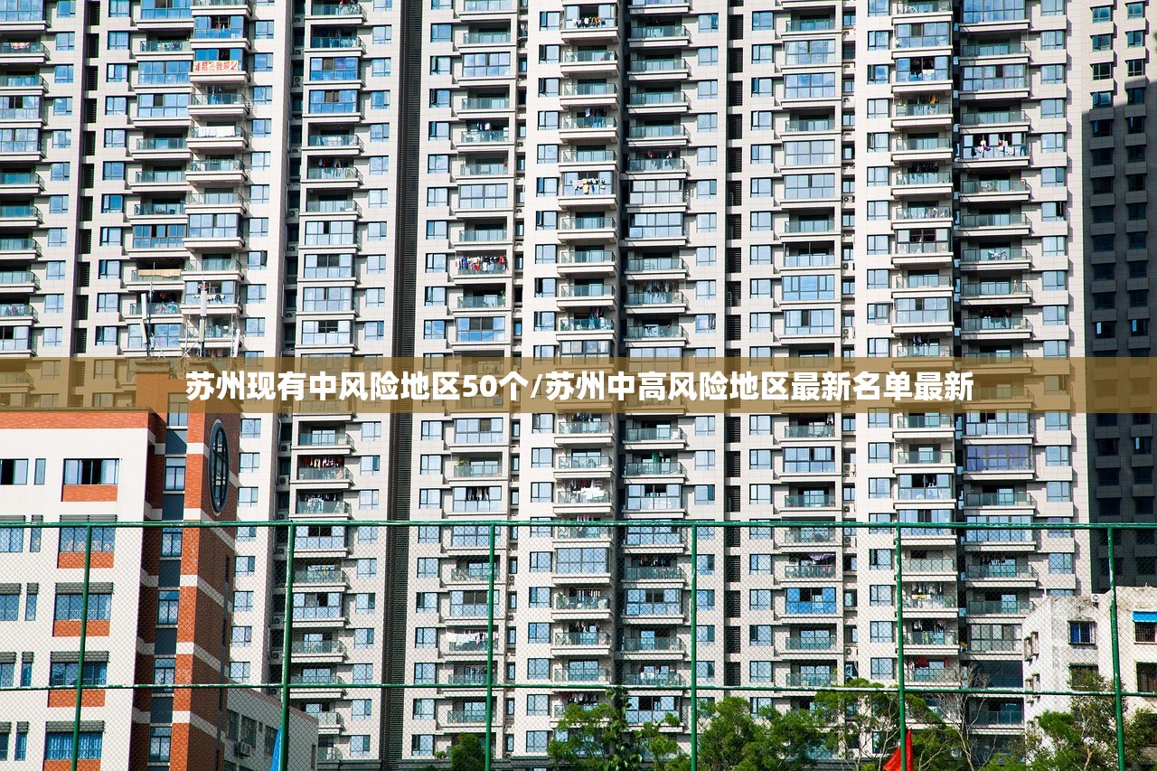 苏州现有中风险地区50个/苏州中高风险地区最新名单最新
