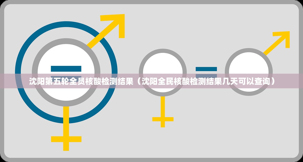 沈阳第五轮全员核酸检测结果(沈阳全民核酸检测结果几天可以查询) 沈阳第五轮全员核酸检测结果(沈阳全民核酸检测结果几天可以查询)