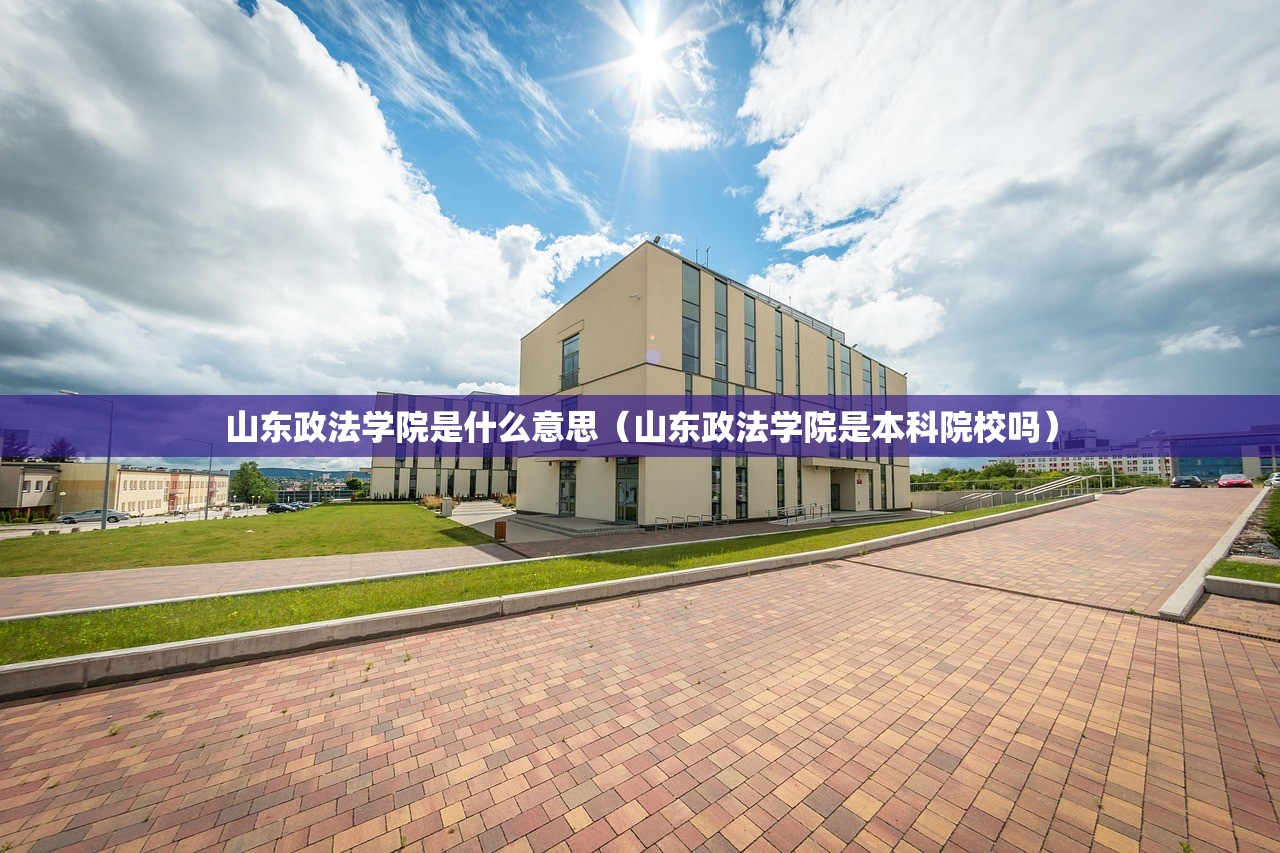 山东政法学院是什么意思（山东政法学院是本科院校吗）