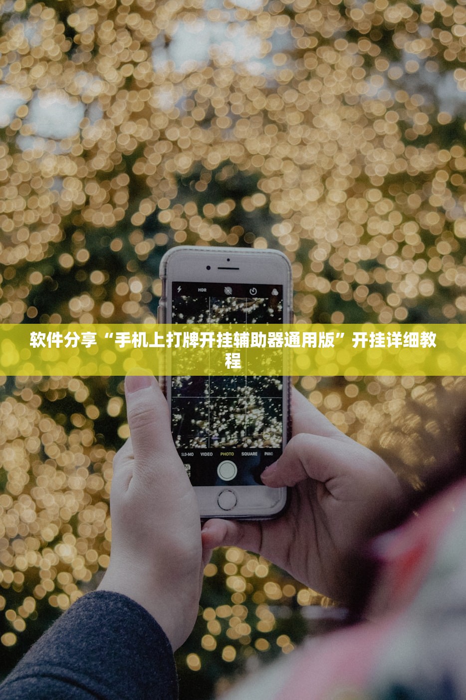 软件分享“手机上打牌开挂辅助器通用版”开挂详细教程