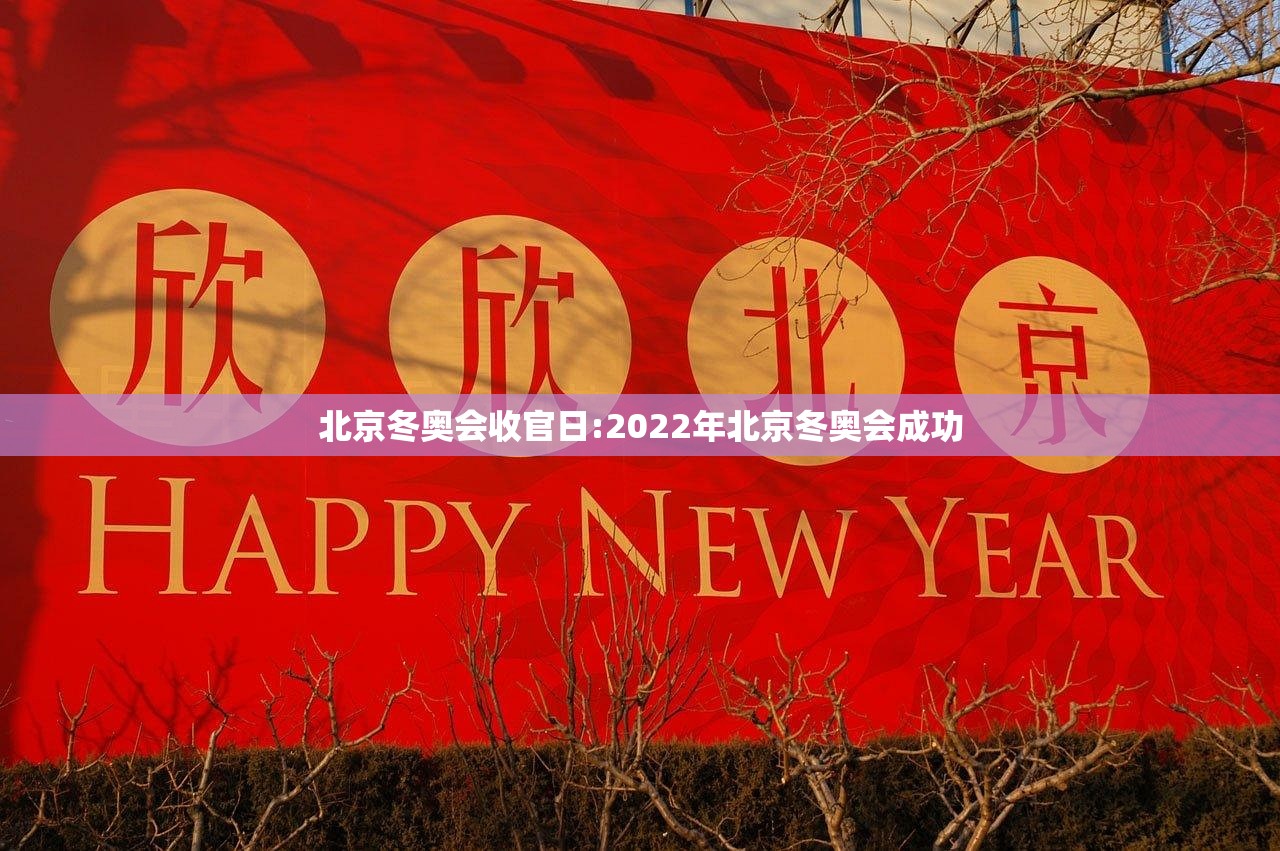 北京冬奥会收官日:2022年北京冬奥会成功