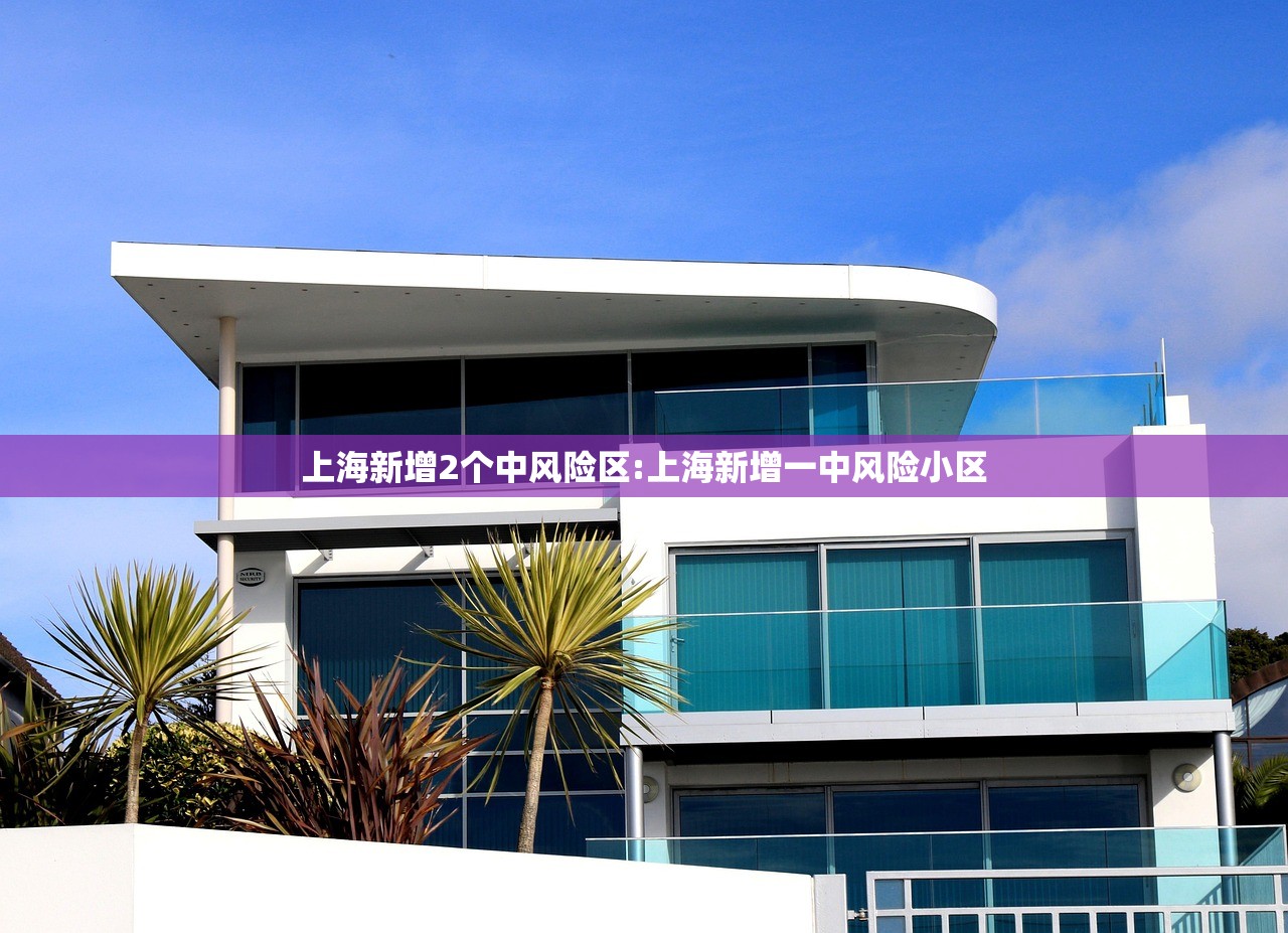 上海新增2个中风险区:上海新增一中风险小区