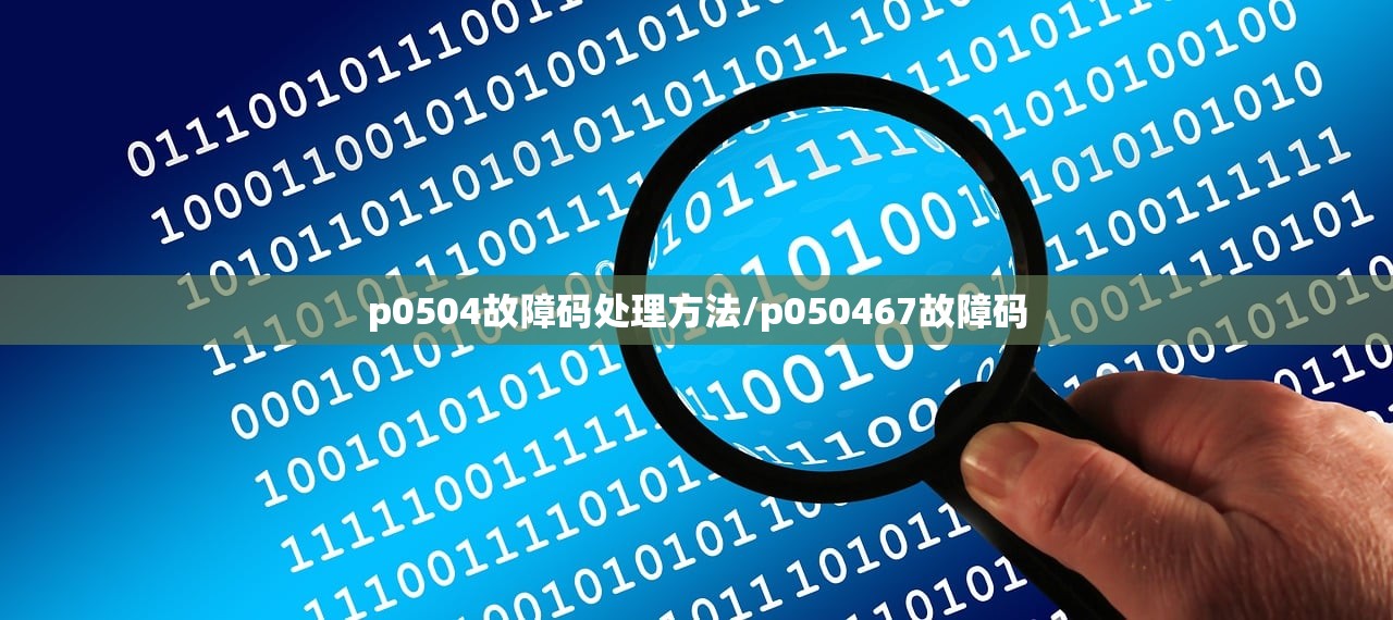 p0504故障码处理方法/p050467故障码