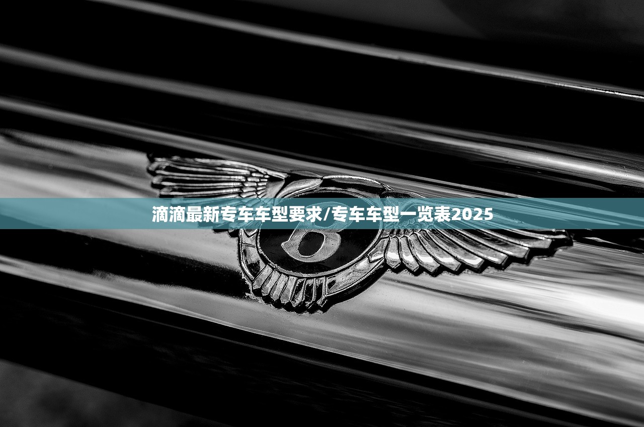 滴滴最新专车车型要求/专车车型一览表2025