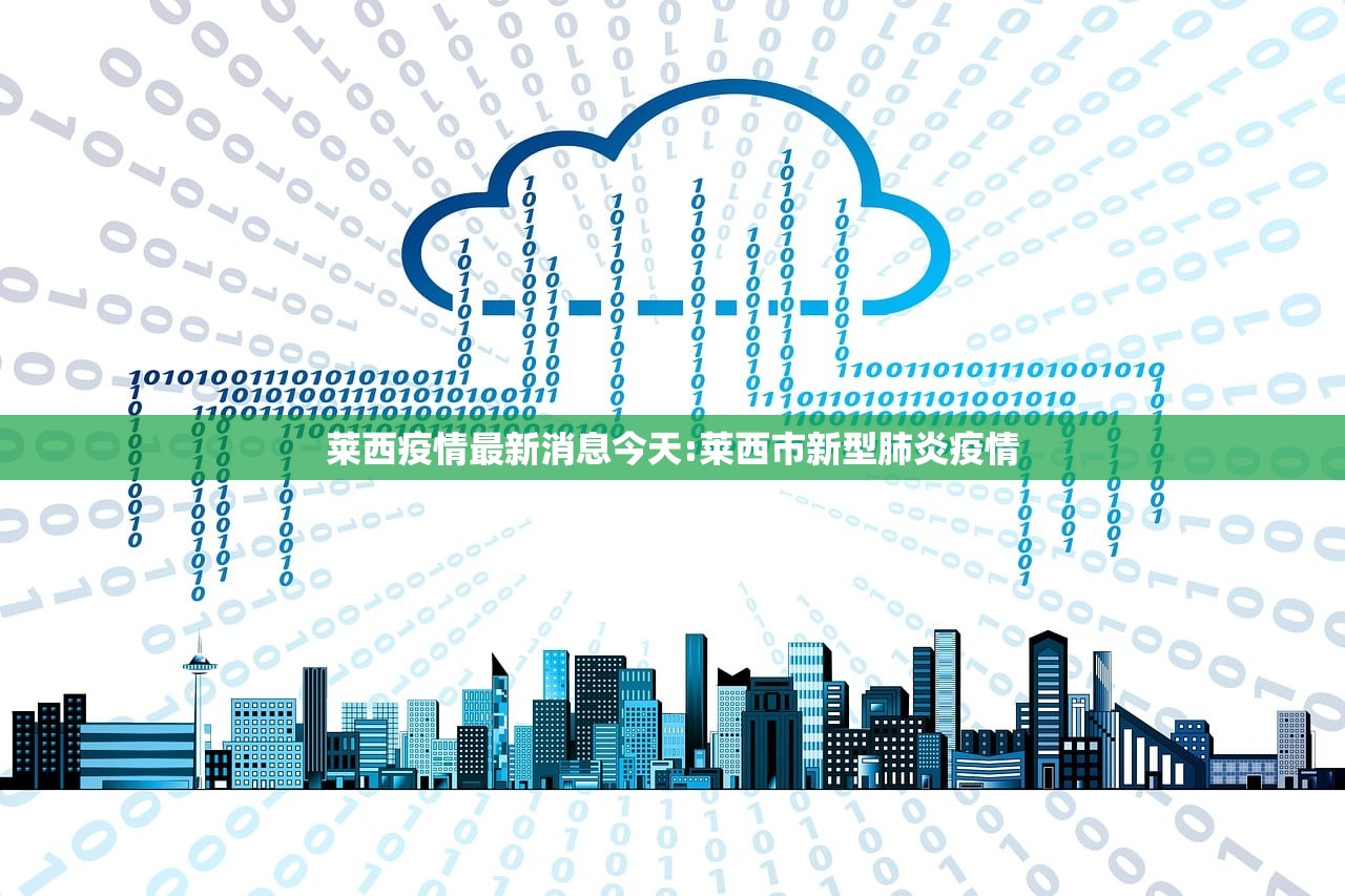 莱西疫情最新消息今天:莱西市新型肺炎疫情