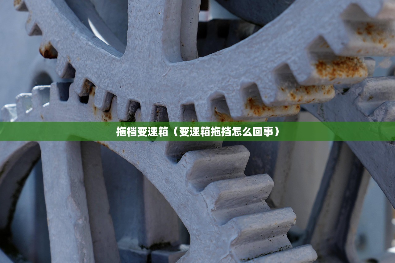 拖档变速箱（变速箱拖挡怎么回事）