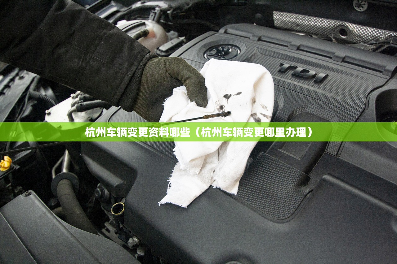 杭州车辆变更资料哪些（杭州车辆变更哪里办理）