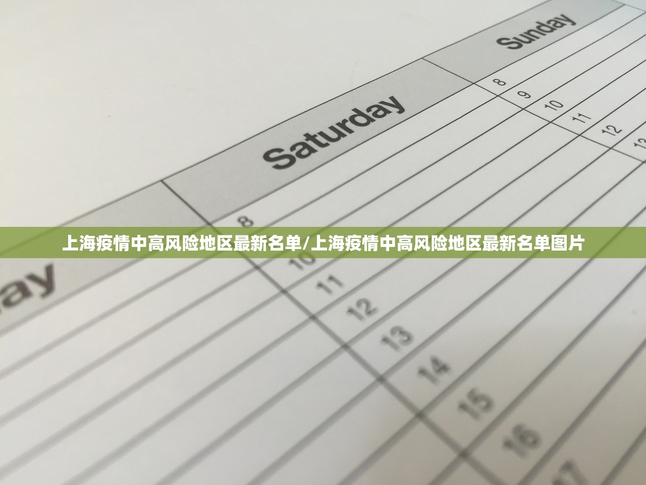 上海疫情中高风险地区最新名单/上海疫情中高风险地区最新名单图片