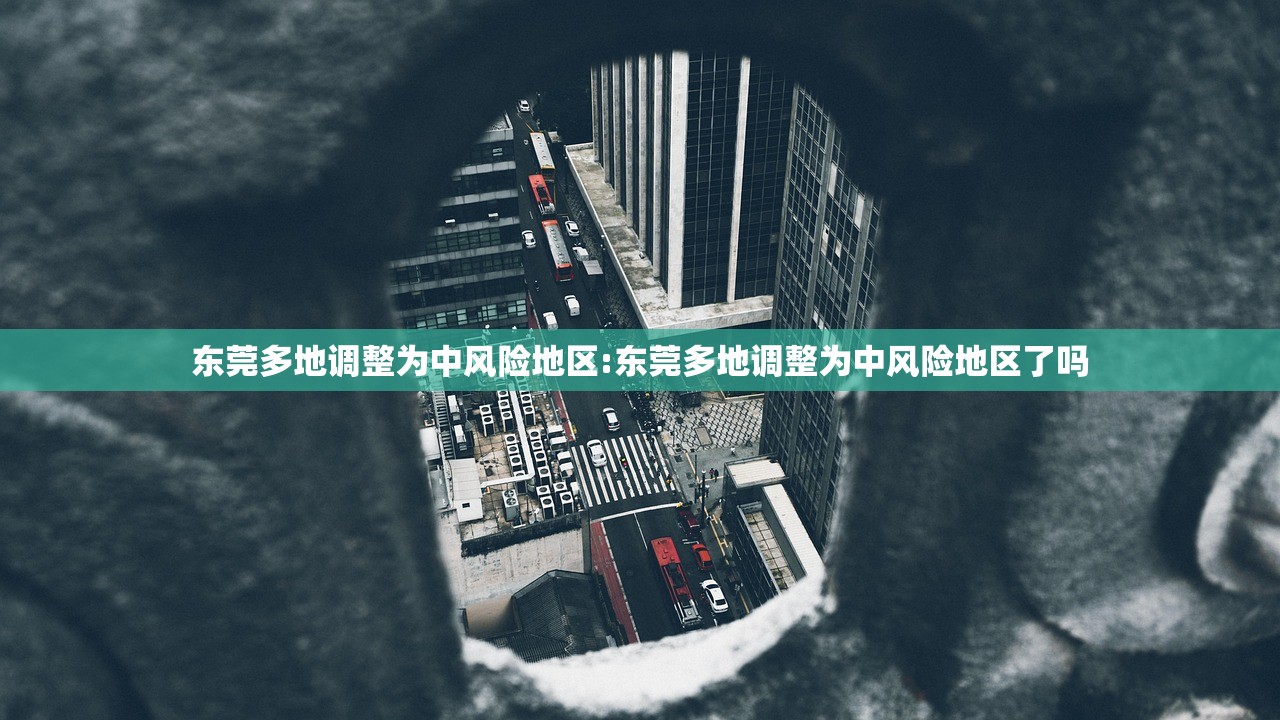 东莞多地调整为中风险地区:东莞多地调整为中风险地区了吗