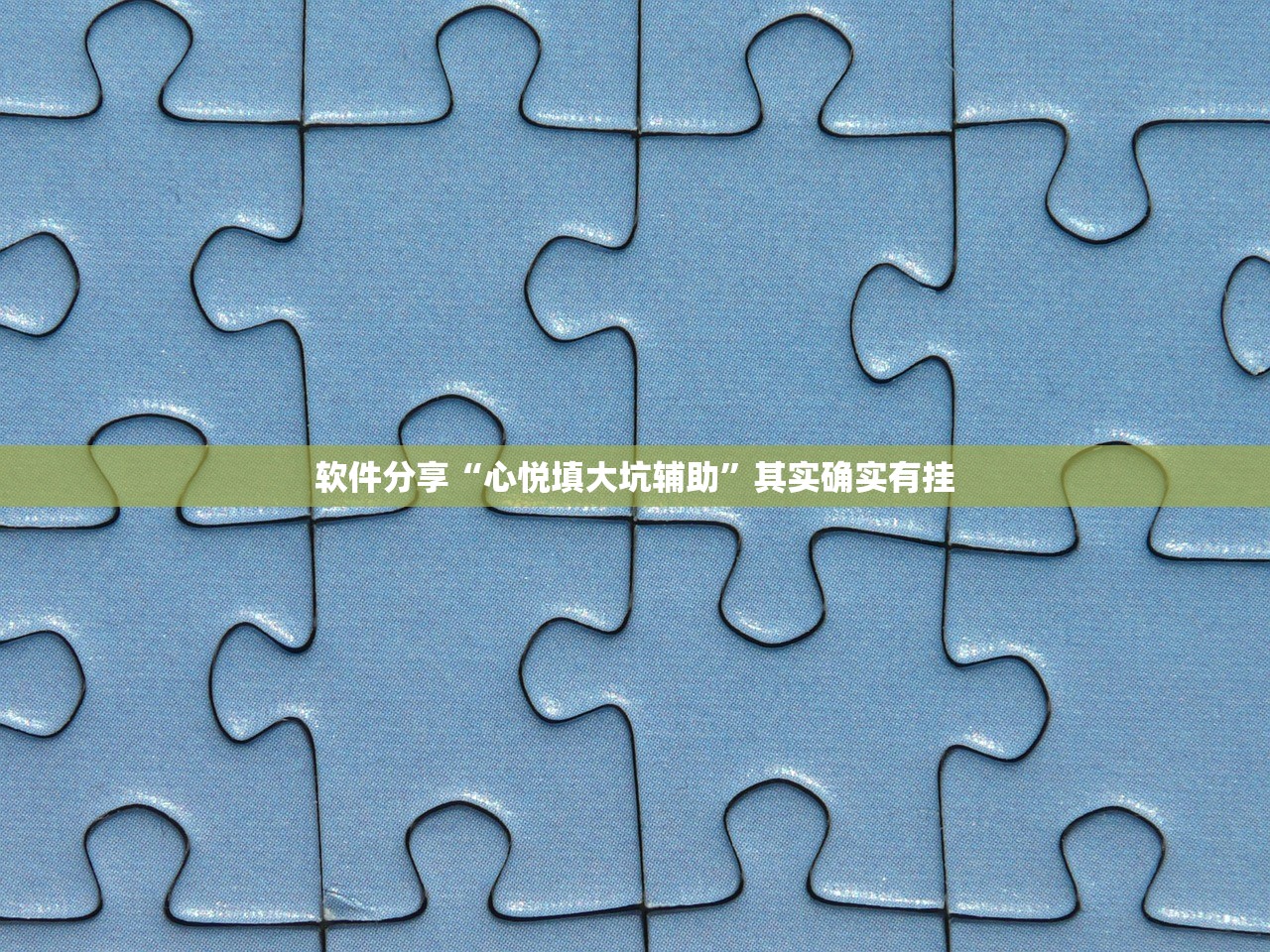 软件分享“心悦填大坑辅助	”其实确实有挂