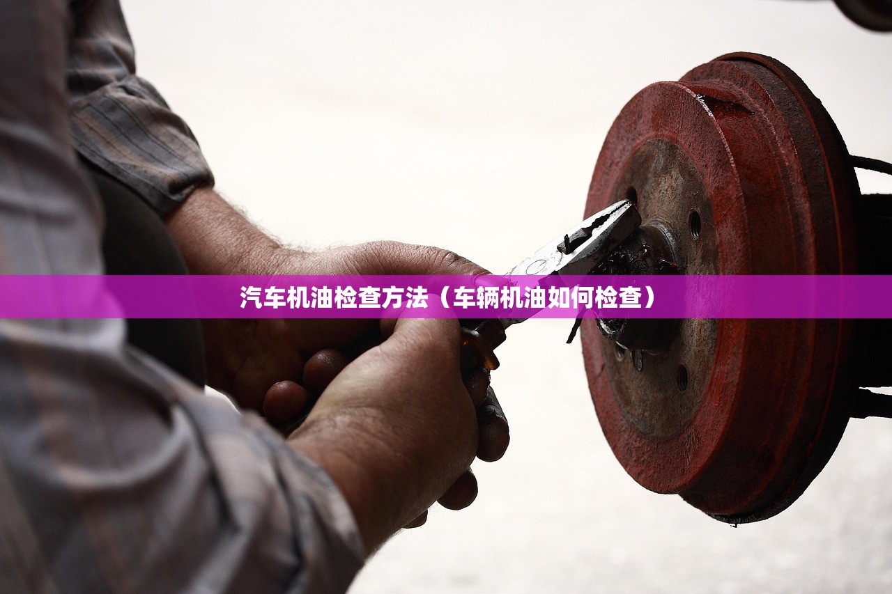 汽车机油检查方法(车辆机油如何检查) 汽车机油检查方法(车辆机油如何检查)