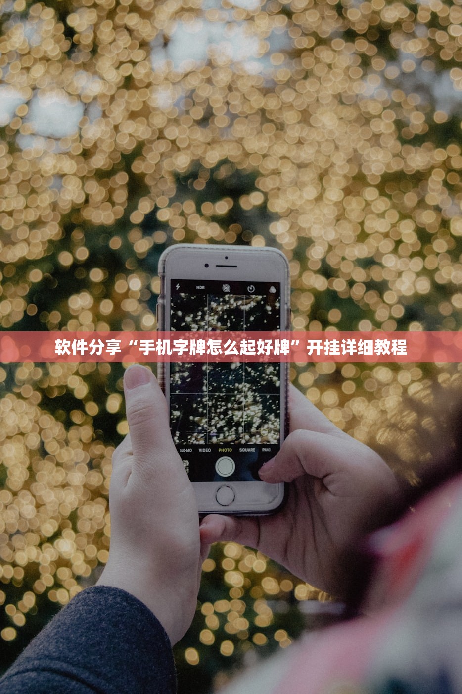 软件分享“手机字牌怎么起好牌”开挂详细教程