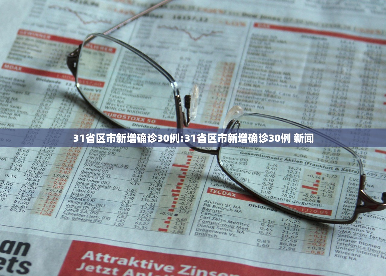 31省区市新增确诊30例:31省区市新增确诊30例 新闻