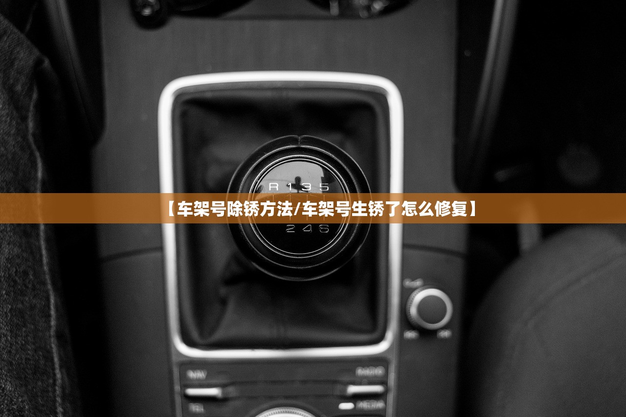 【车架号除锈方法/车架号生锈了怎么修复】