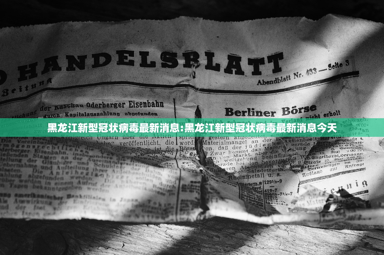 黑龙江新型冠状病毒最新消息:黑龙江新型冠状病毒最新消息今天