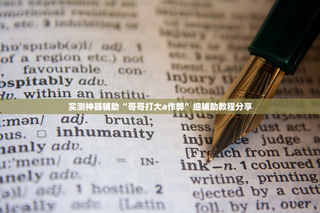 实测神器辅助“哥哥打大a作弊	”细辅助教程分享