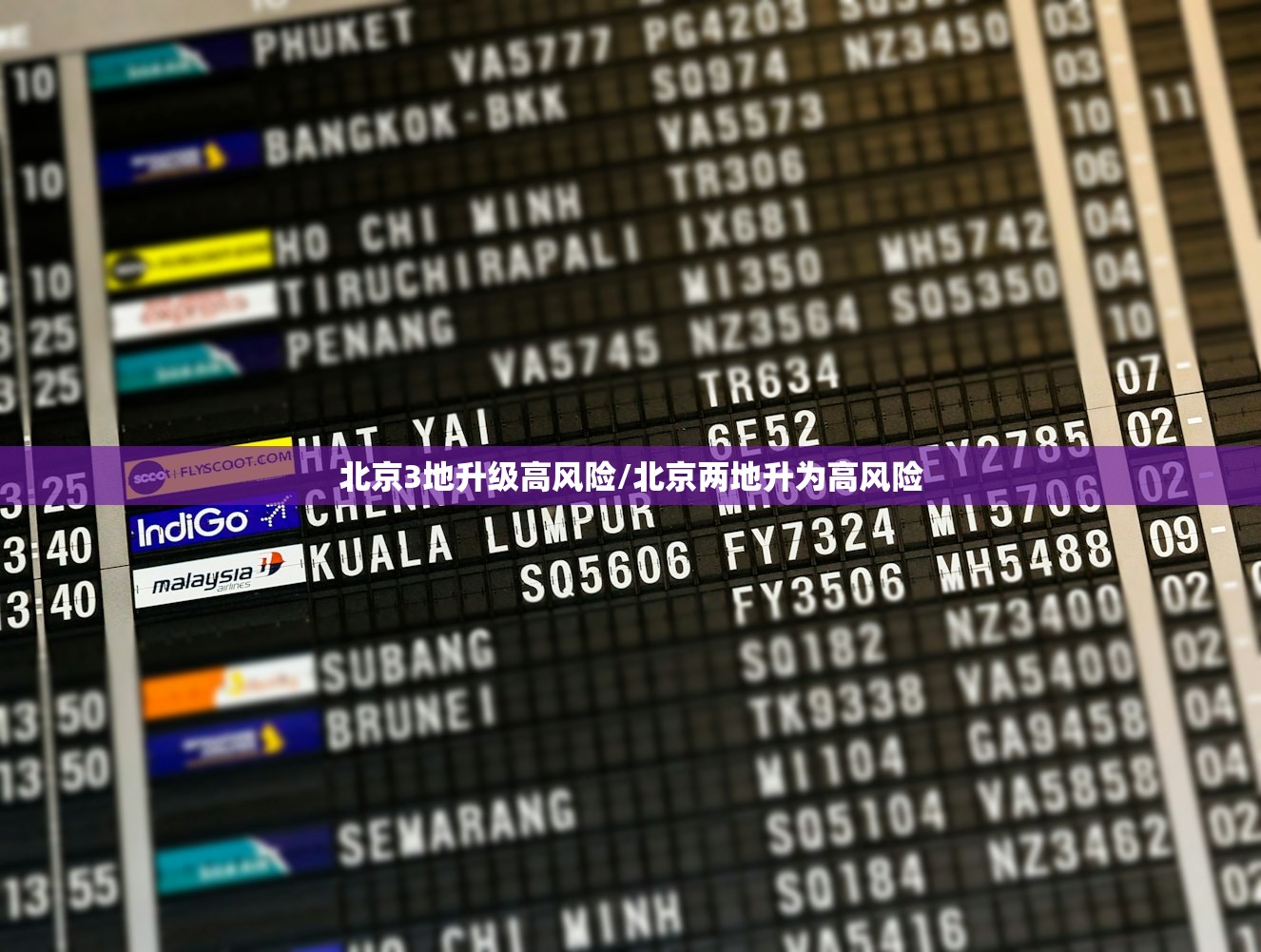 北京3地升级高风险/北京两地升为高风险